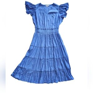 Chico's A Line Blue Maxi Dress